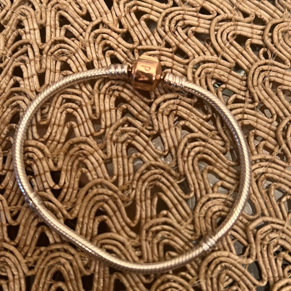 rose gold clasp pandora bracelet